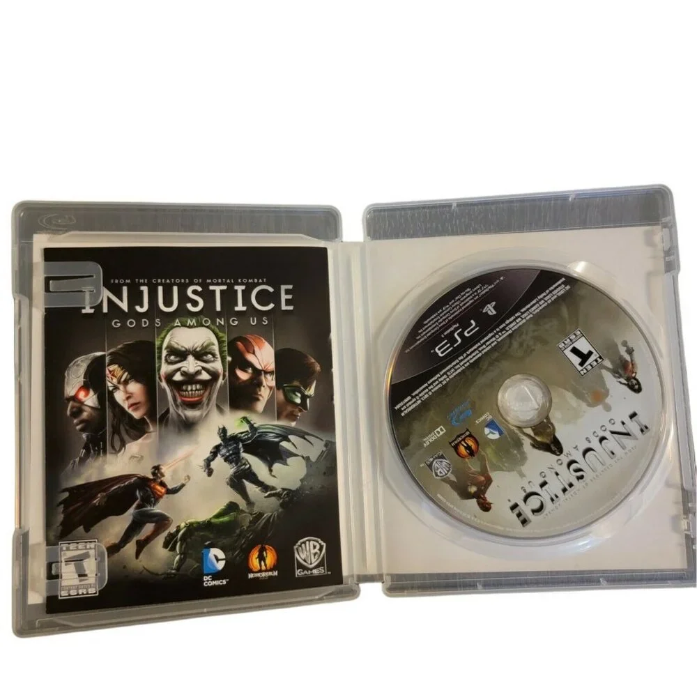Injustice Gods Among Us Sony Playstation 3 Video Game And Manual